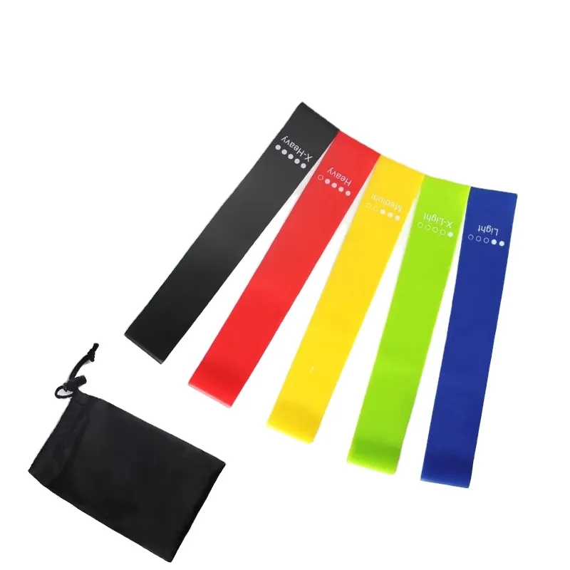 YIWU Custom Logo TPE Yoga Training Set Exercise Fitness Resistance Loop Band for Workout