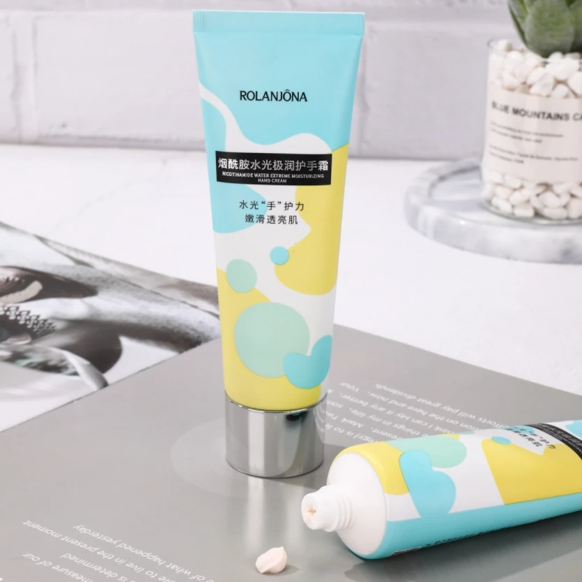 OEM Private Label Rolanjona Niacinamide Water Extreme Moisturizing Hand Cream Hyaluronic Acid Whitening Soothing Hand Care