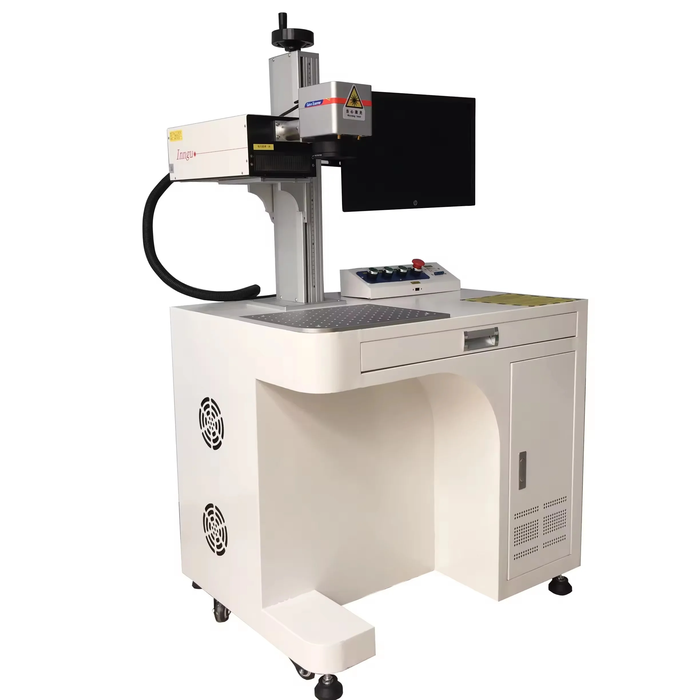 Автофокус Gainlaser Huaray 3w 5w 10w 2.5d 3d UV Galvo Лазерная Маркировочная Машина