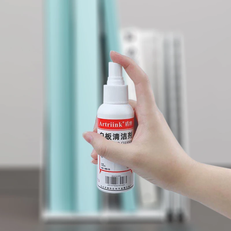 Good Price 100ml Dry Erase Board Liquid Cleaning Liquid Non-toxic Whiteboard Spray Cleaner