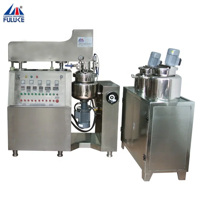 
face cream machine Vacuum Homogenizing Emulsifier liquid soap mixing equipment cosmetic emulsion mixing equipment 