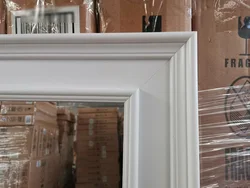 2022 New arrivals shabby chic vintage decorative mirrors luxury design with PS plastic frame