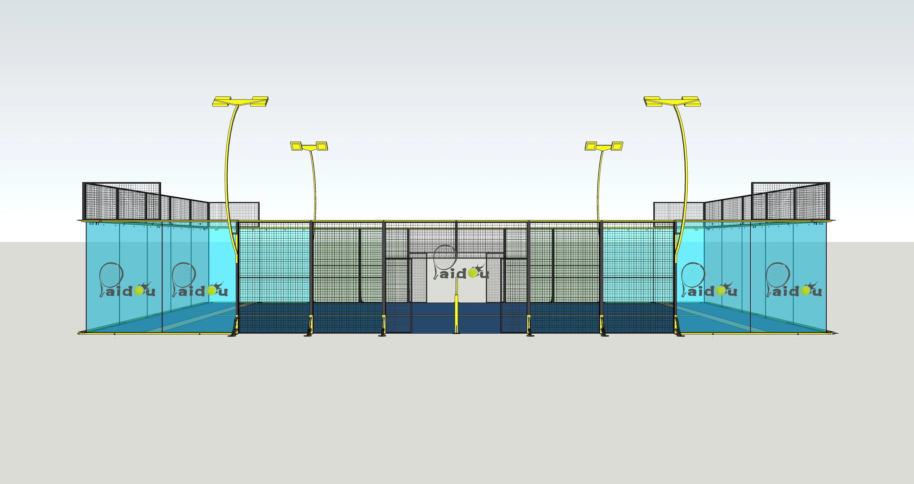 Football field safety protection tennis court fence net basketball court fence fence