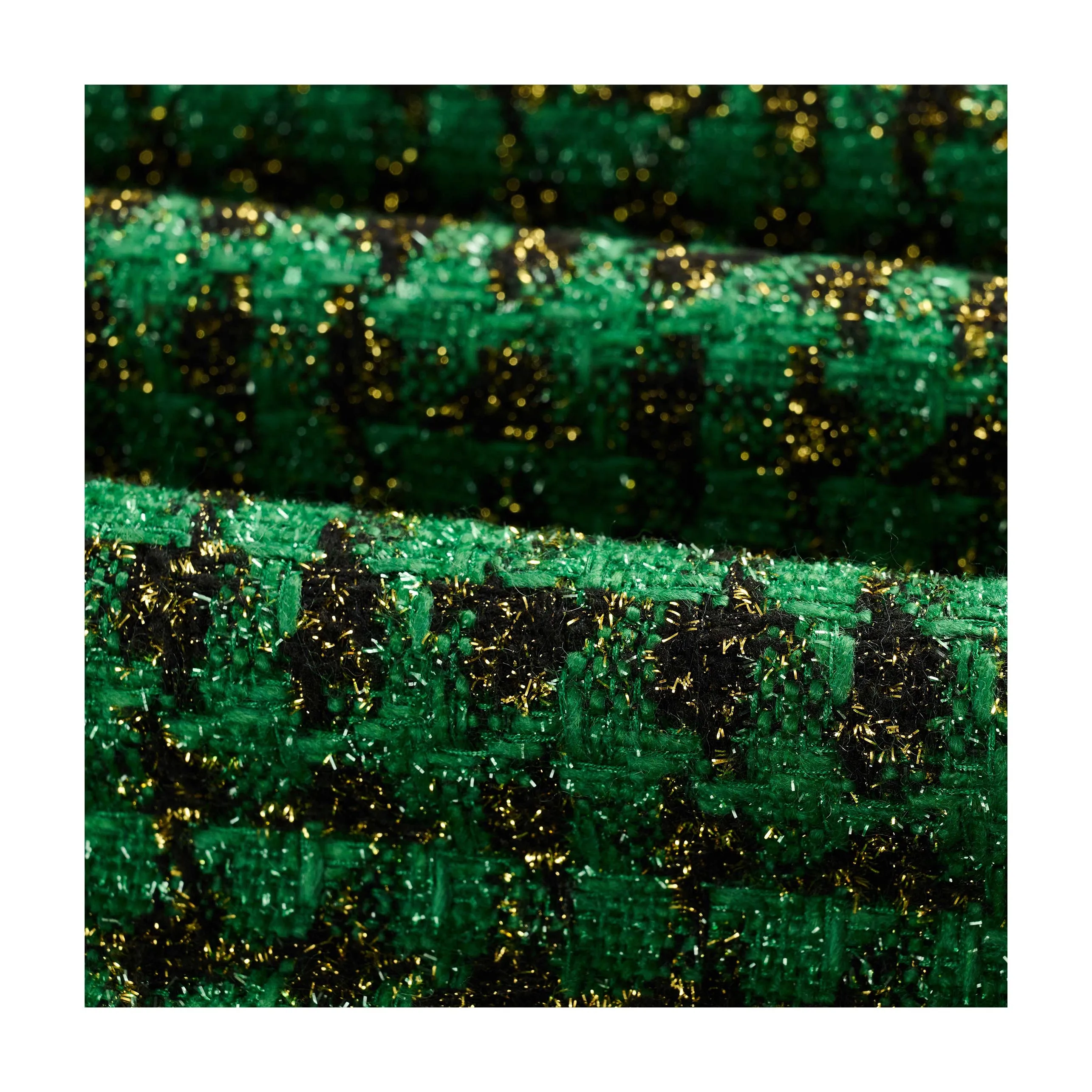 2024 new design fleece 73%polyester 27%acrylic wool blend 549 gsm rib pattern Tweed fabric