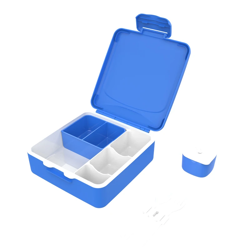 OEM and ODM Customizable Reusable PP Plastic Bento Lunch Box Air-Tight Food Container BPA and Chemical Dye Free