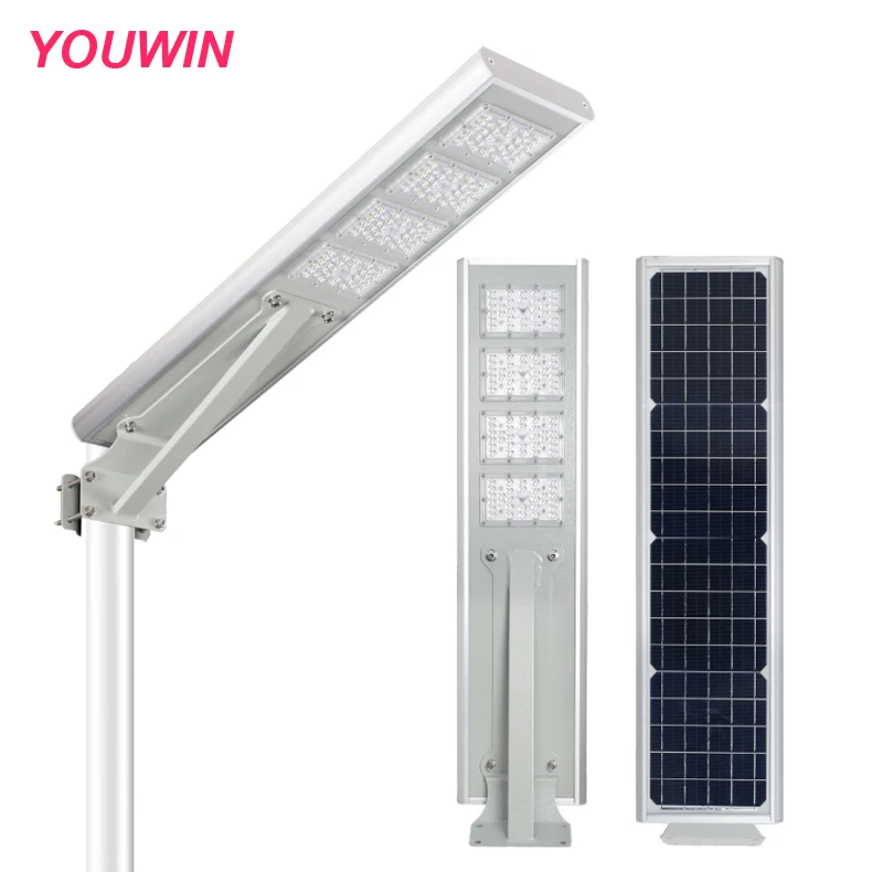 Outdoor Solar Lighting with Solar Panel Lamp Solar Lights Solar Led Exterior Dimmable Light LED Aluminum Street Road