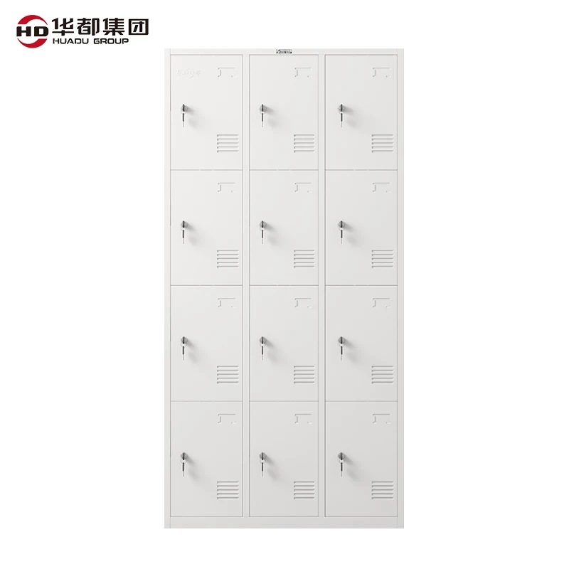 Factory Manufacture Metal Storage Cabinet Steel 1 Locker with 12 Doors Hospital Office Steel Bedside Locker Price