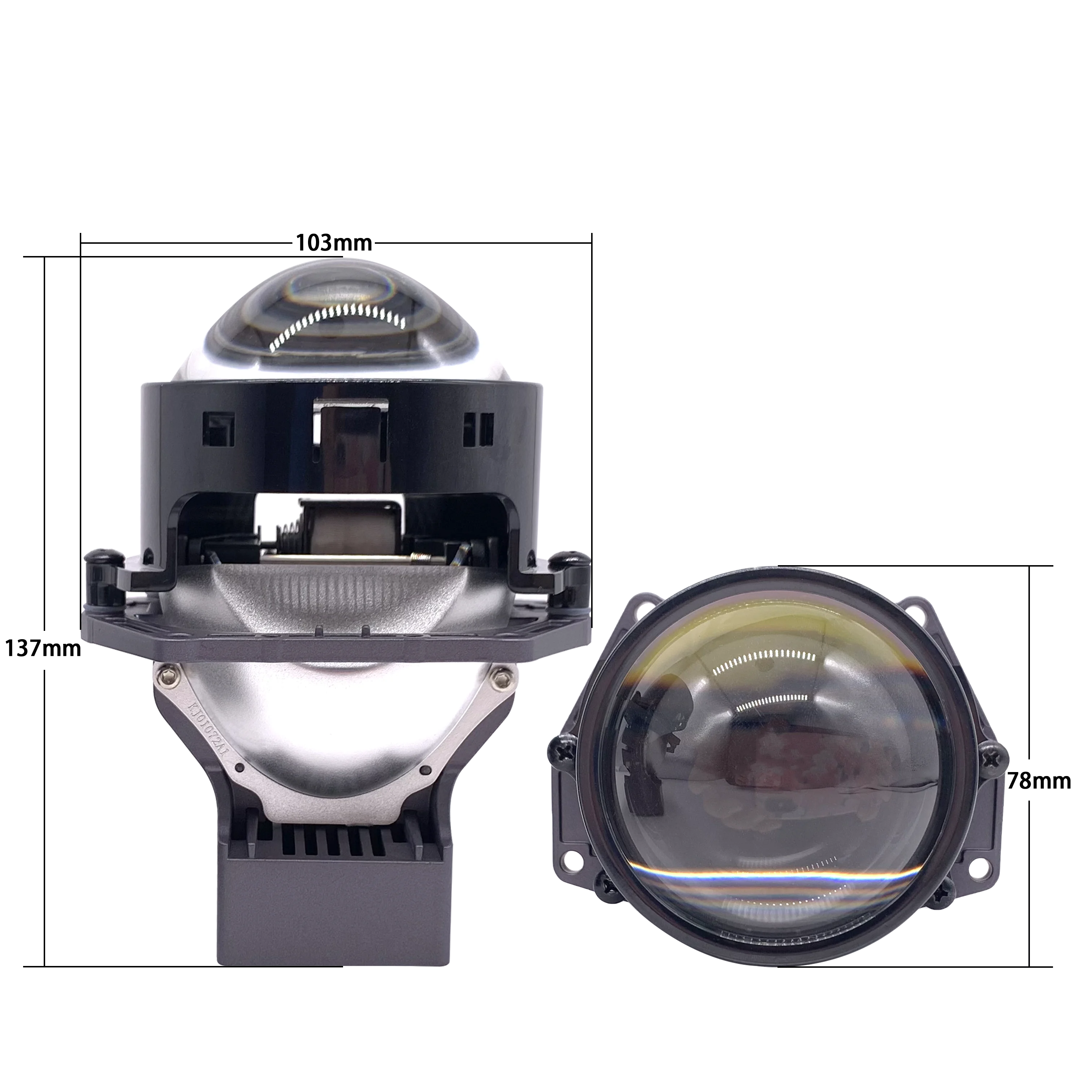 Автомобильные фары 3 0 дюйма тип «подключи и работай» 37 Вт Автомобильный светодиодный Bi проектор линза 6000K Модифицированная фара головного света Klight