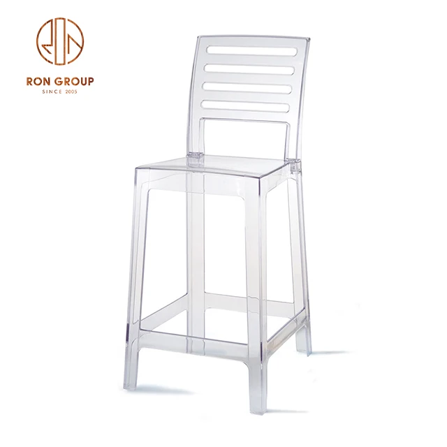Wholesale Stackable Wedding Banquet Furniture Crystal Clear Plastic PC Chavari Tiffany Resin French Louis Acrylic Ghost Chair