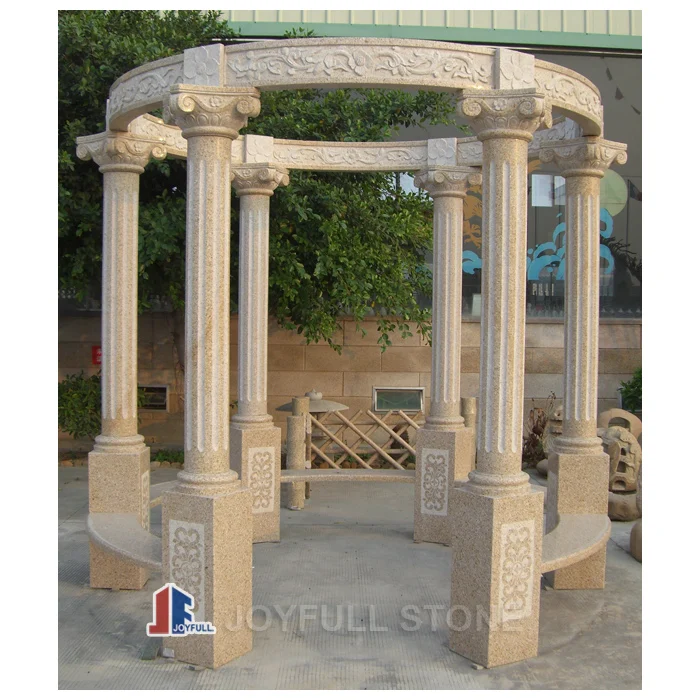 
Garden Granite marble Gazebo, yellow granite gazebo marble gazebo 