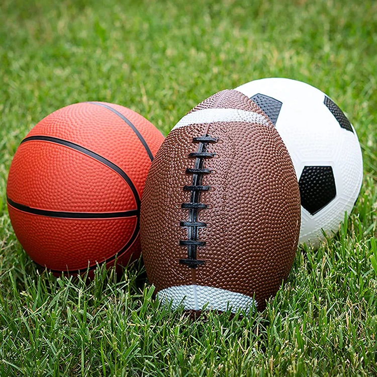 Popular Soft Toy Stress Ball Kids Toys Soccer Rugby Ball Basketball Football 3in1 Sets