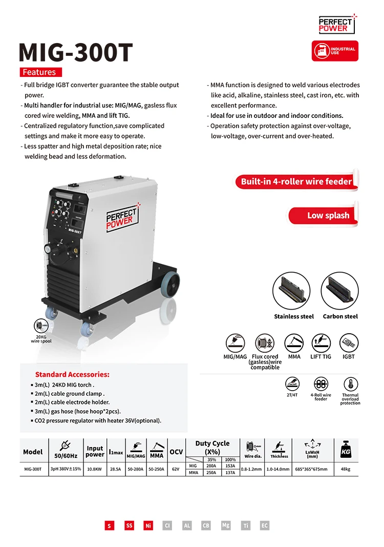5 in 1 tig mig mma welding machine solda soldaduras soldadura mig kaynak makinesi flux cored wire welding machine mig welder