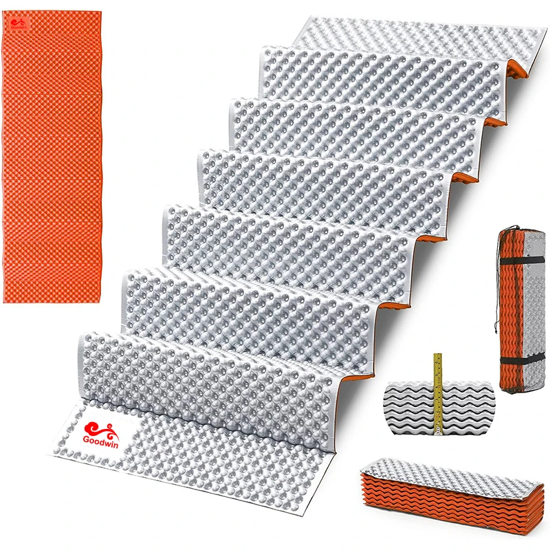 2024 Hot Sell Custom Logo IXPE foam sleeping pad Foam Egg Crate Sleeping Folding Pad