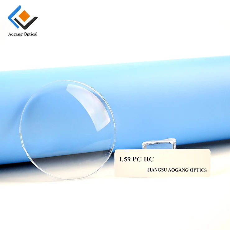 HMC 1.59 Single Vision Clear Polycarbonate Resin Eyeglasses Lenses High Quality Ophthalmic Lenses Manufactured Product