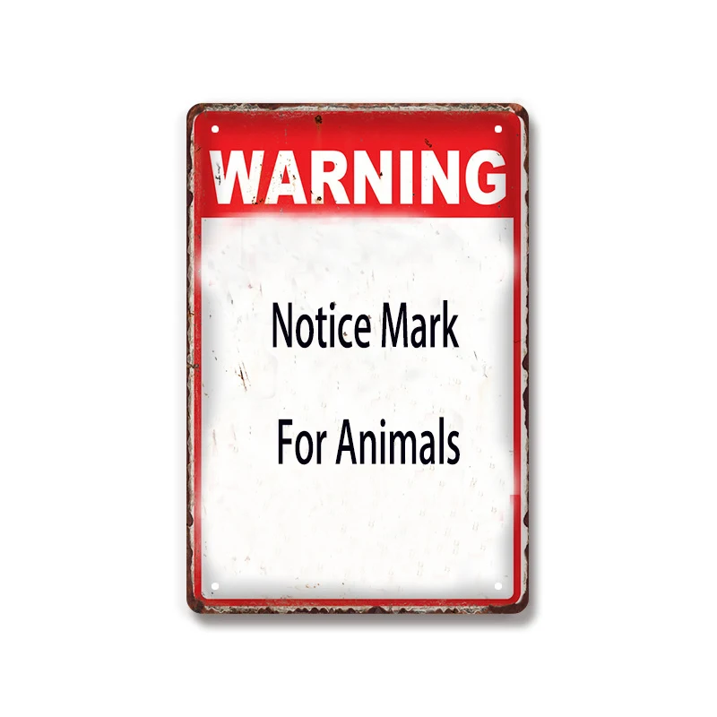 Custom Logo Wall Decorative Retro 20*30 Blechschild Rohling Bedruckbare Plaque 9X12 Sublimation Metal Plate Sign Blank Tin Sign