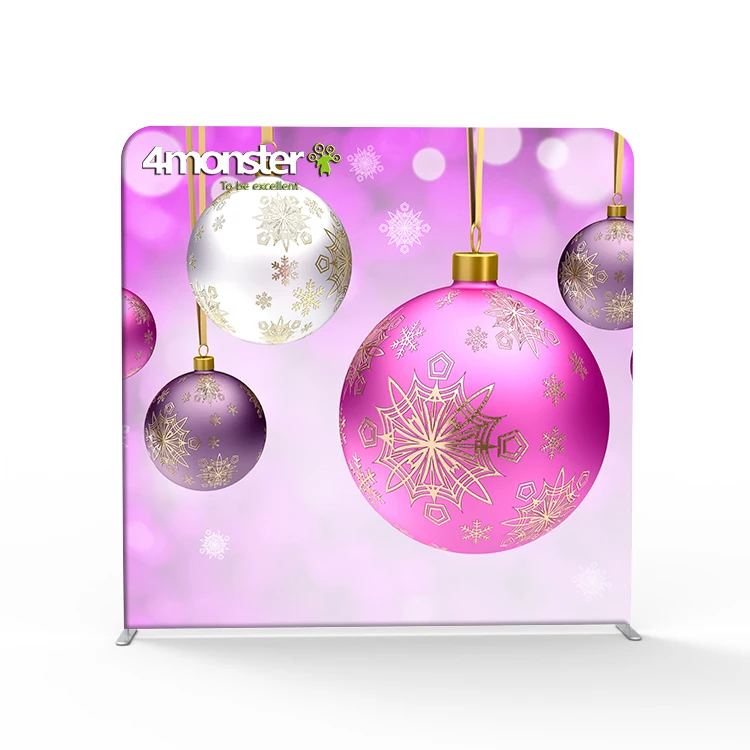  Modern tension fabric 8ft custom photo booth backdrop stand