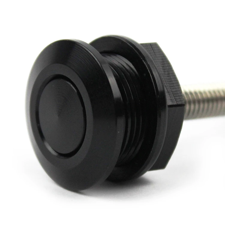 22mm Multi-Color Push Button Quick Latch Fastener Kit Aluminum Automotive Hood Pin Fasteners