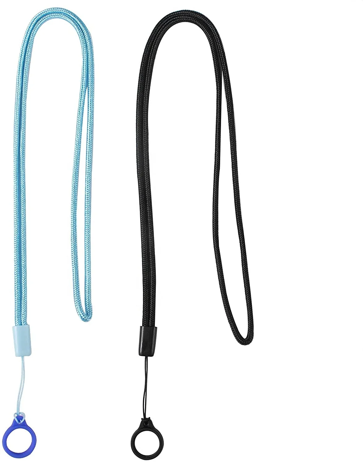 2 Pieces round  Anti-Lost Necklace Lanyard vape with Anti-Slip Silicone Rubber Rings for vape