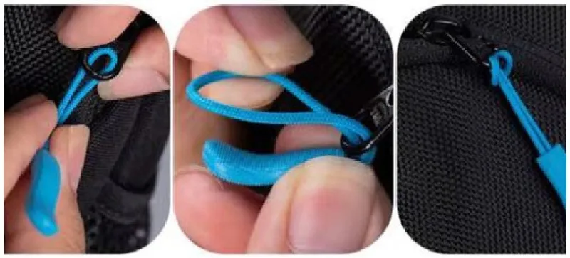 New Style with Custom Logo Plastic Zipper Head for Luggage bags