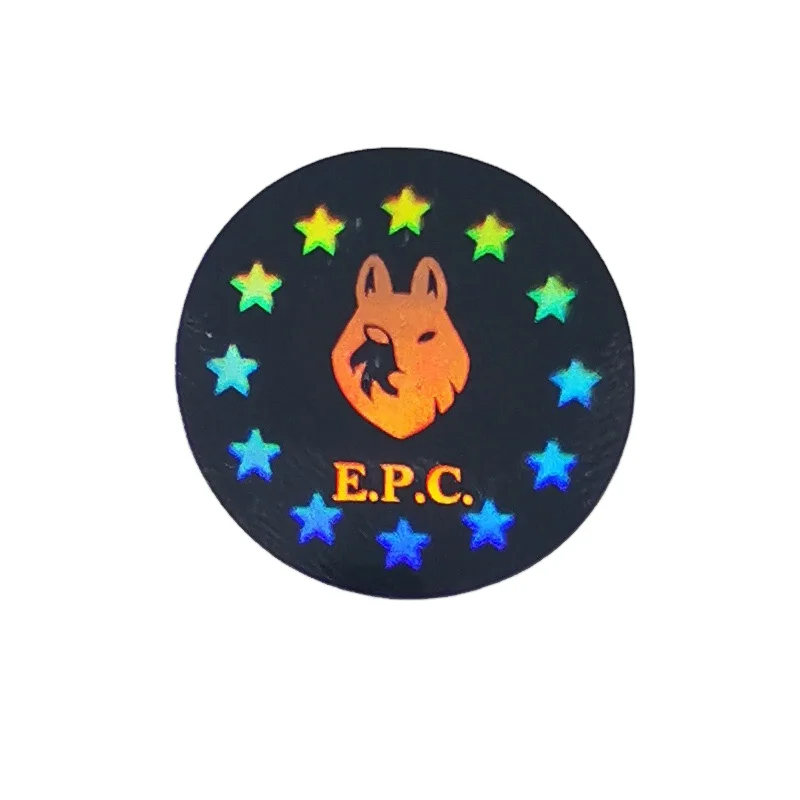 Custom Round Circle Hologram Laser Sticker self adhesive 3d Holographic Label Seal