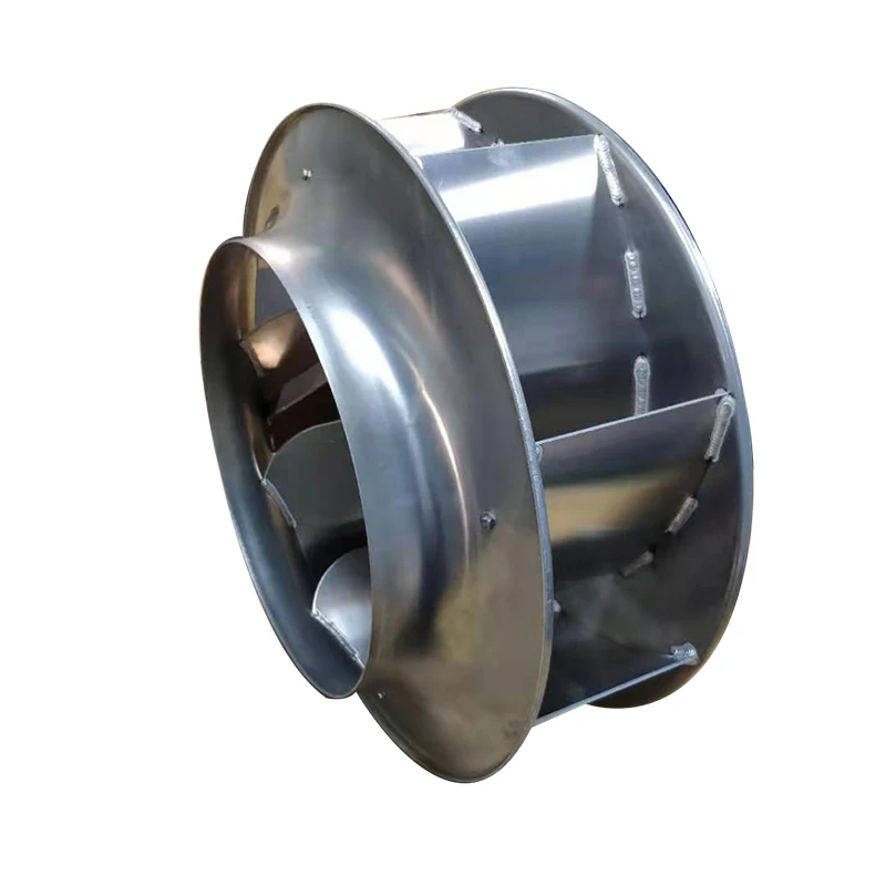 Aluminum alloy centrifugal fan impeller oil mist purification dust removal fan blade