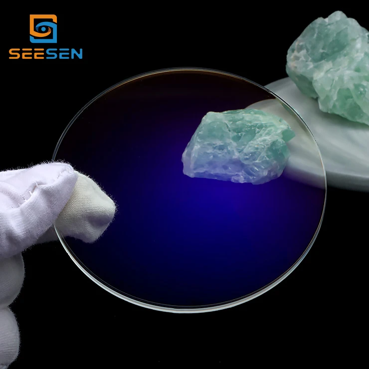 Seesen Optics High Index 1.67 ASP UV420 anti blue ray lens HMC coating eyeglass lens prices