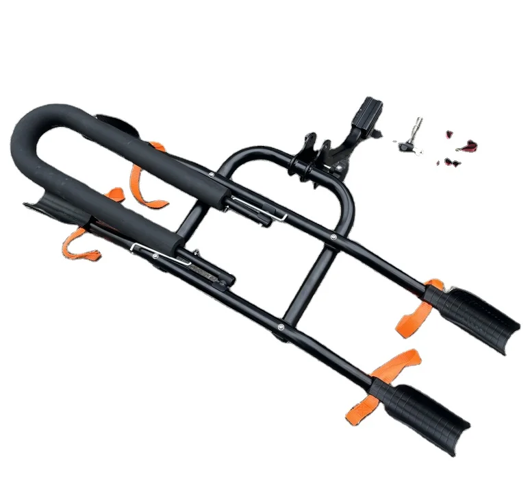Travel camping foldable adjustable vehicle rear 2-bike 2bike rack hitch mount bicycle carrier for car suv truck