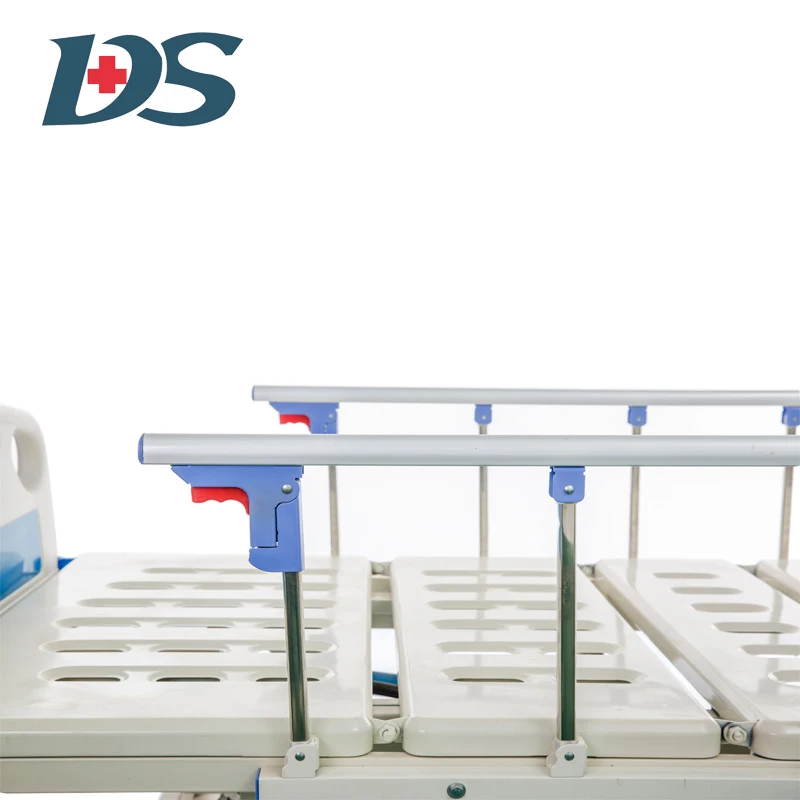 3 Functions 3 Crank Aluminum Side Rails Manual Hospital Bed