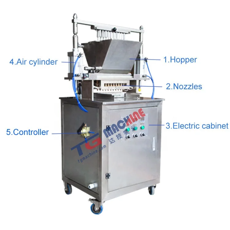 Mini vitamin gelatin gummy jelly bear candy making machine