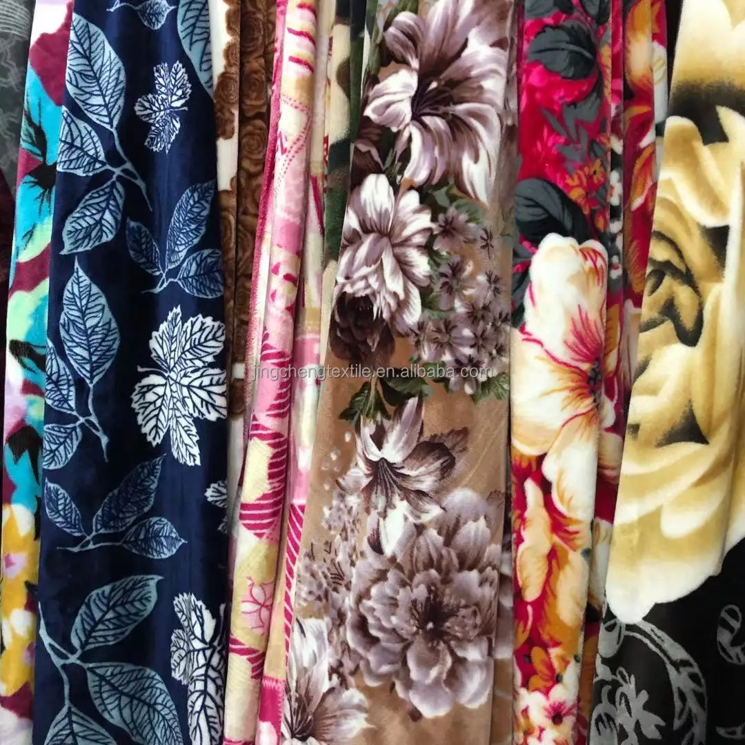 Super Soft Brushed PV Plush Fabric For Fur Clothing China blanket long hair flannel soft micro flannel fleece fabric for blanket