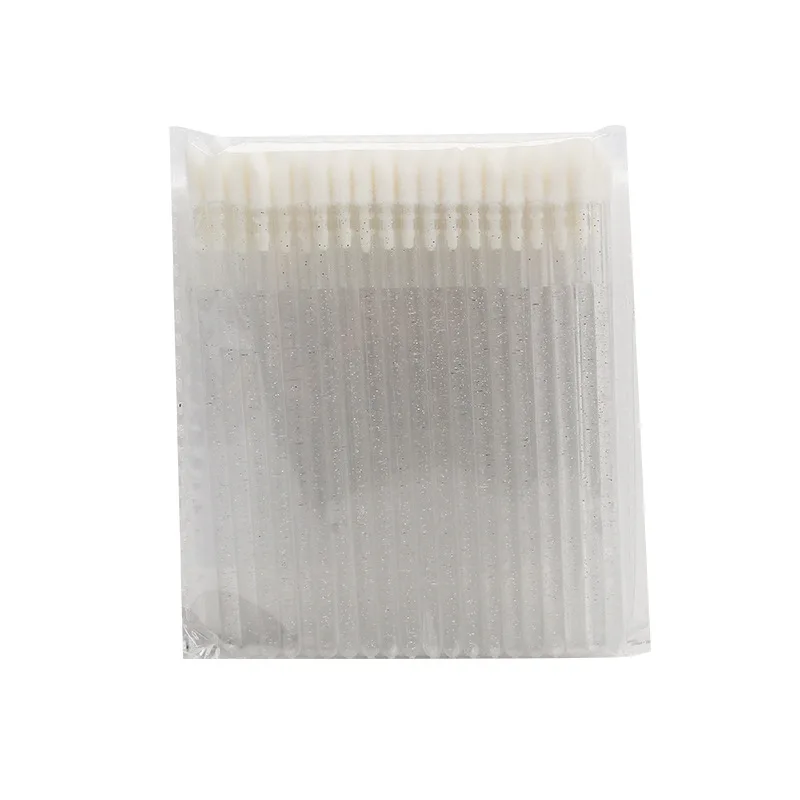 Beauty Care Make Up Tools Flocking brush head, crystal shaft Material Portable and Convenient Lip Brush from China