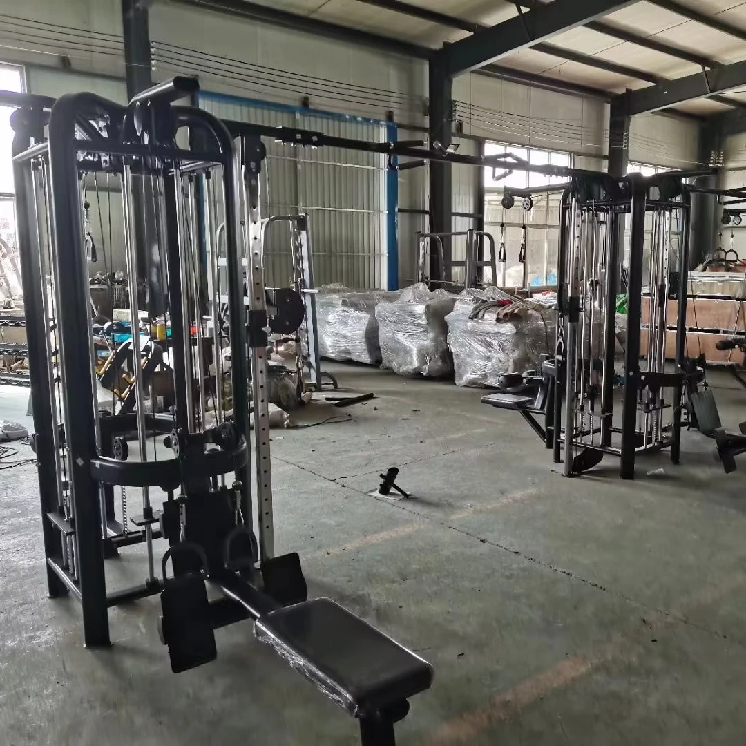 High Quality Factory Wholesale Price GYM Exercise Integrated Multi functional 7 Station Gym Equipment Sales For Club