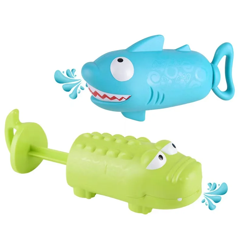 Animal Shaped Crocodile Shark Baby Bath Toys Funny Plastic Bathroom Kids Toy