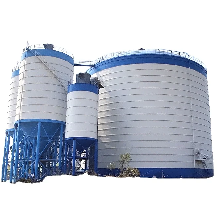 Cement thickened steel plate silo 70000 tons clinker silo Nord mineral powder steel plate silo