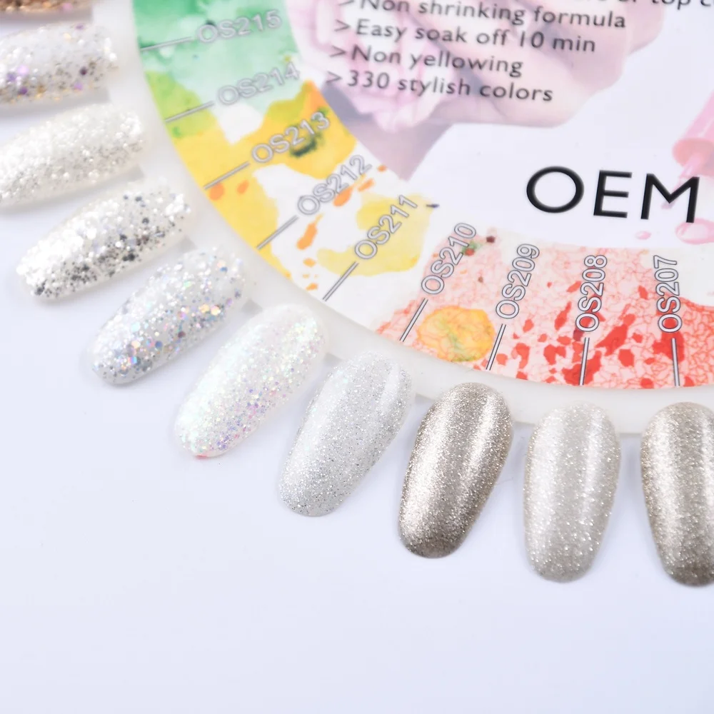 Factory wholesale UV LED 3 in 1 nail gel one step color gel polish 1kg