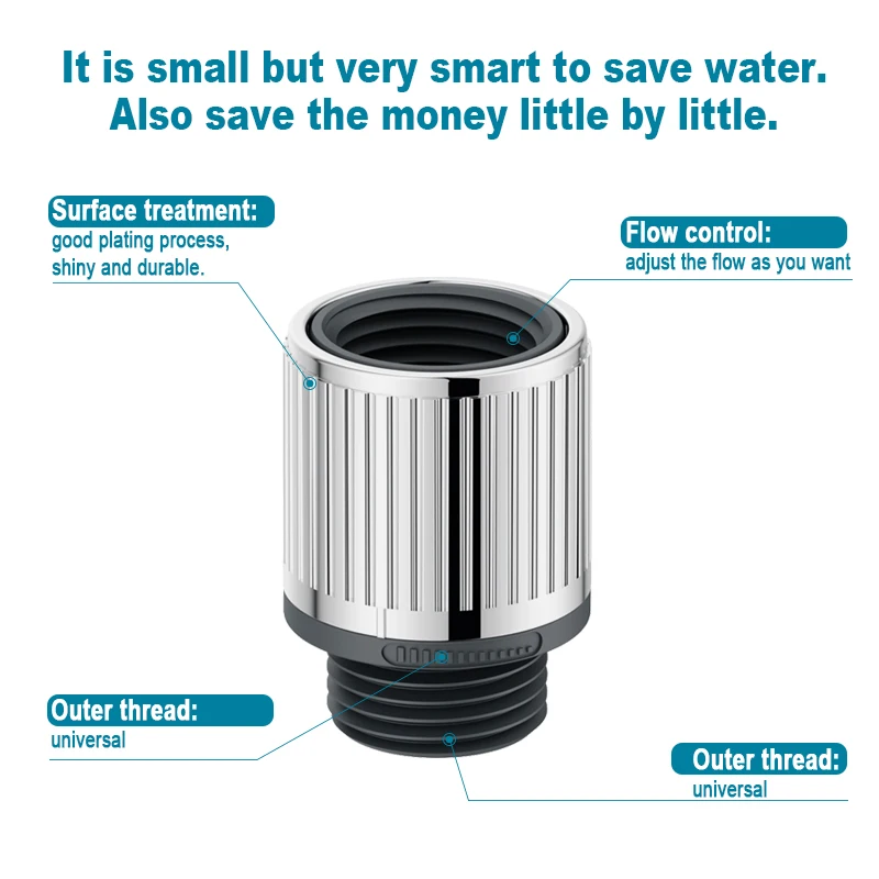 PRIME  hot Selling ABS Chrome Plated Water Flow Control bathroom Shower Head Water Saving Bathroom Accessories