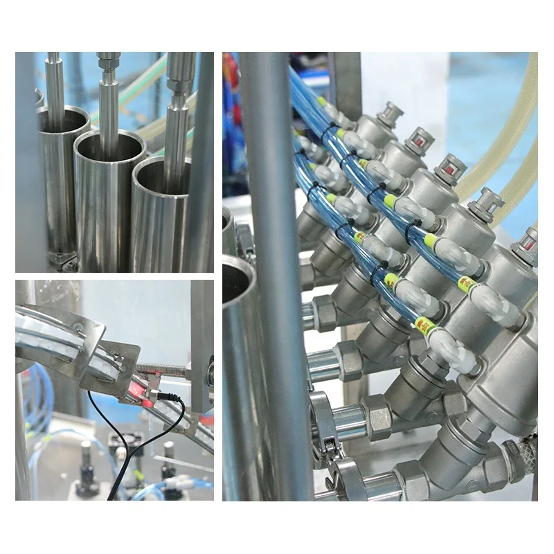 Factory Price Automatic Ketchup Jelly Milk Soft Drink Juice Baby Fruit Puree Screw Capped Spout Pouch Filling Capping Machines