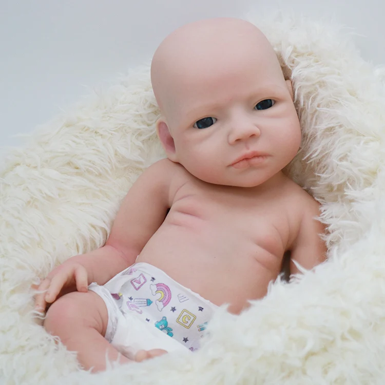 Кукла реборн в комплекте, силиконовое Полноразмерное платье, гибкие 3D куклы-младенцы, реалистичные куклы