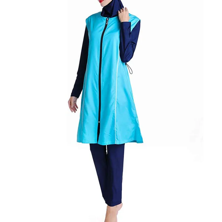 Ladies Beachwear Swimming Burkini Swim Suit Women Modest Muslim Plus Size Swimsuit Full Coverage Swimwear Islamic Burkini
