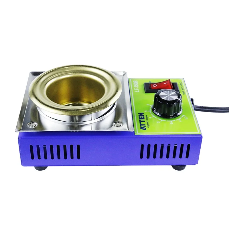 small titanium coating soldering pot / mini wave solder pot factory