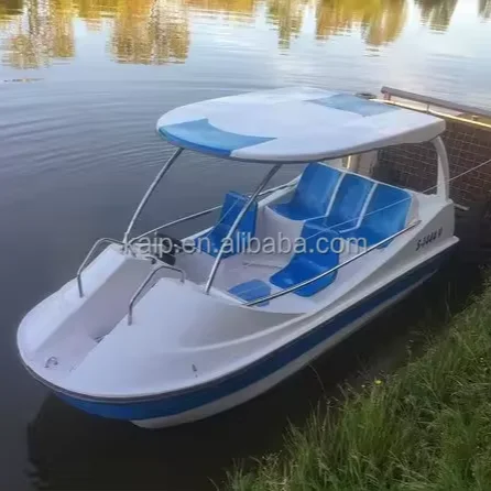 5-person luxury fiberglass electric recreational fishing boat pedal water tricycle bicycle transparent kayak electric motor boat