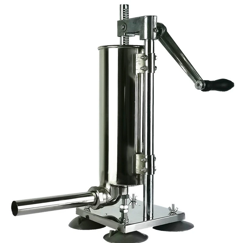 Fill Sausage Stainless Sausage Sausage Meat Homemade 4L Manual Syringe Machine Stuffer Steel Filling