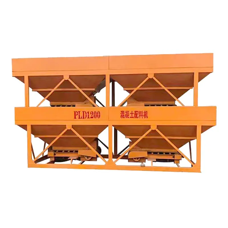 PLD1600 Belt Conveyor Concrete Batching Machine for Concrete Plant