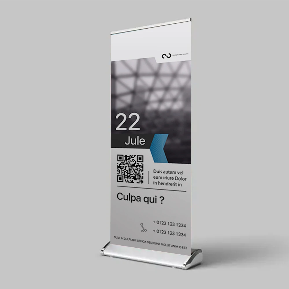 Hot Sale Wholesale Trade show display Rollup stand Banners advertising retractable roll up banner