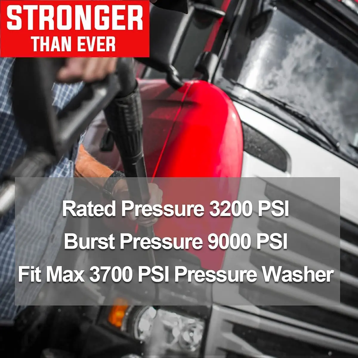 High Pressure Washer Hose Heavy Duty & Wear Resistance Upgrade Garden Hose