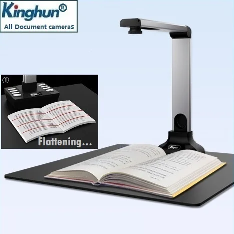 Kinghun A3 mobile document book scanners camera for teachers