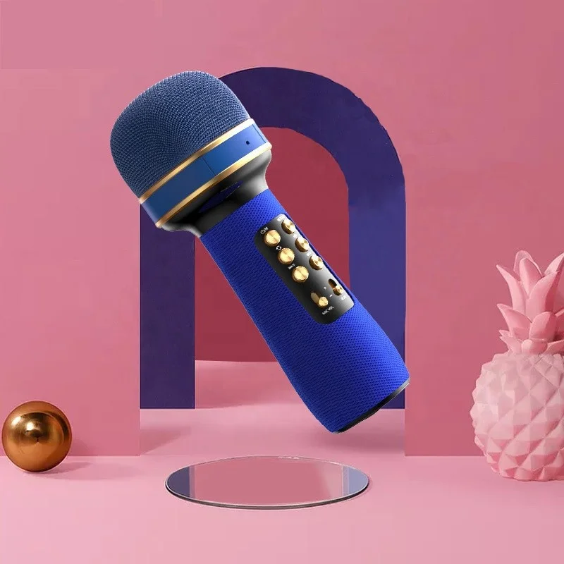 Fast Shipping Karaoke Microphone Wireless Singing Machine With Speaker Portable Handheld Mic Support Duet For Phone/PC