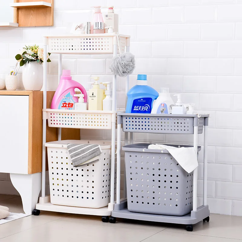 2020 new arrival  large laundry basket high quality 3 tier laundry basket taizhou clothes laundry basket