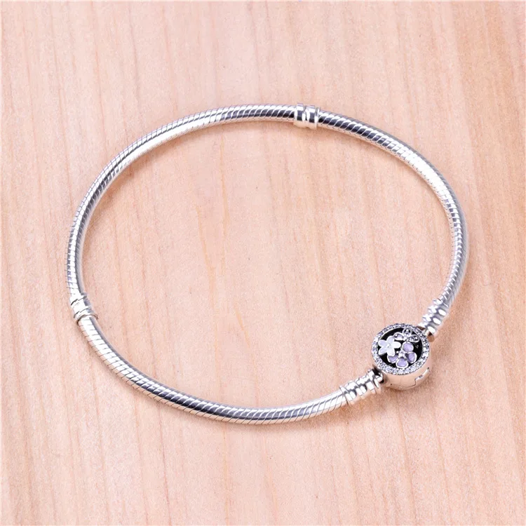 Jewelry Manufacturer Oem Prata 925 Pulseira Braccialetti Armband 2024 New Style 925 Sterling Silver Women Bangle Bracelet Custom