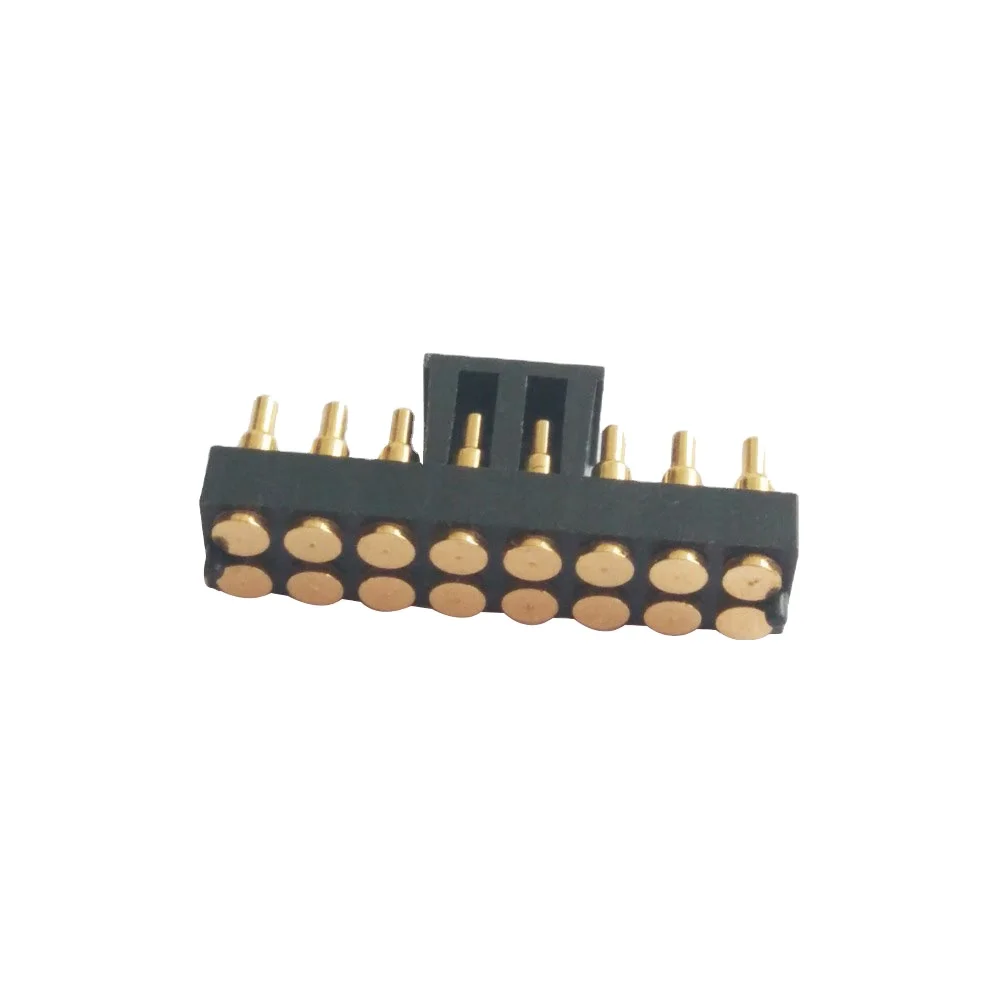 Латунный пружинный контакт с двойной головкой smd pogo pin